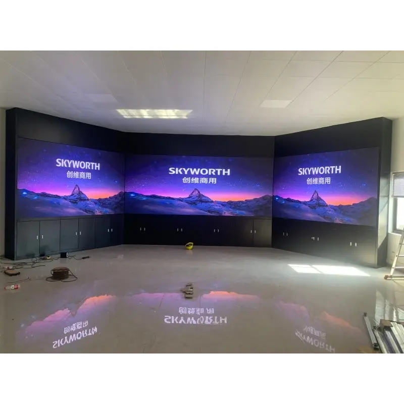 Curved Floor Stand for LED Display