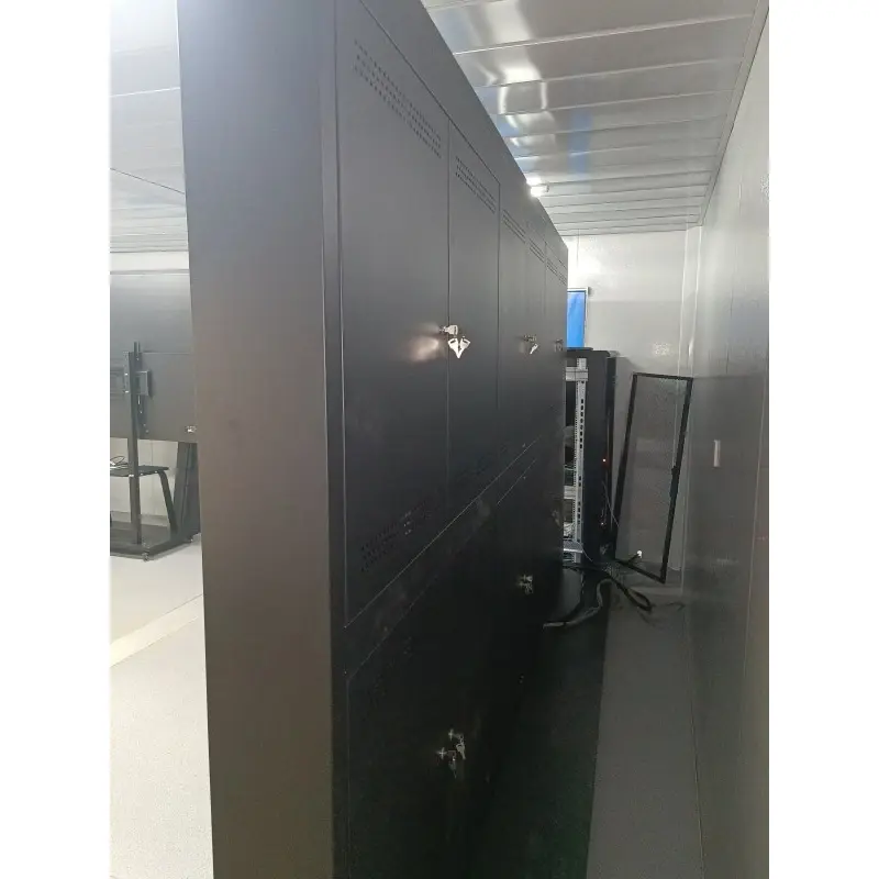 LED Electronic Screen Floor Stand with Access Door