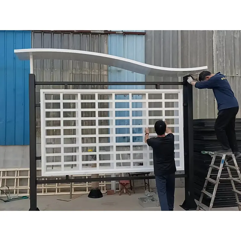 Integrated Outdoor Cabinet with Upright Column